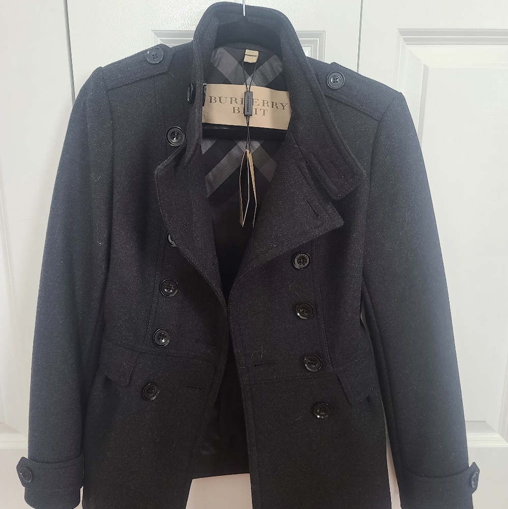 NWT Burberry Wool Jacket Size 2
